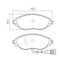 Brembo Sport HP2 07B31493 Seat Leon SC (5F5)