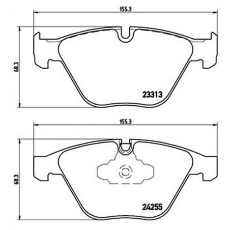 Brembo Sport HP2 07B31499 BMW 3 Convertible (E93)
