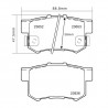 Brembo Sport HP2 07B31505 Honda Civic VIII Saloon (FD, FA) Post.
