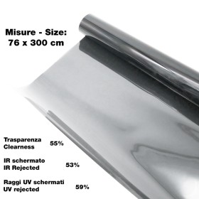Pellicola vetri Light Black 76X300 cm