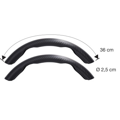 Coprivolante carbon look antiscivolo