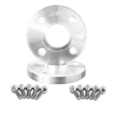 2 Distanziali ruota 20mm 4x100 centraggio 56,6 con bulloneria Fiat , Opel