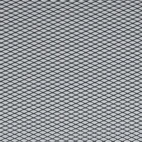 Griglia alluminio nero 110x50 cm per microcar