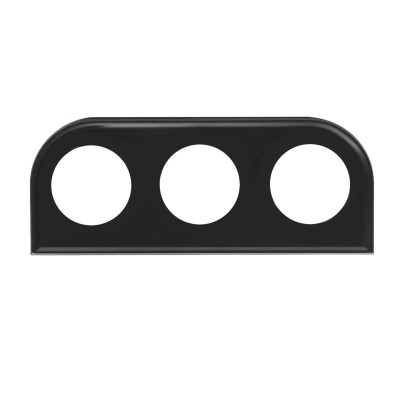 Pannello DIN portastrumenti a 3 fori