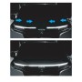 Led hood white luce cofano
