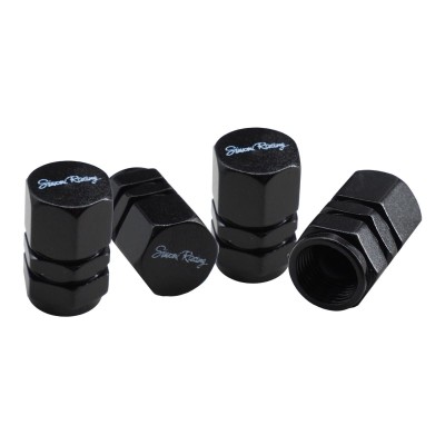 Cappucci valvola Hexagonal Black