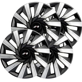 Kit copricerchi 15" Tecna Silver Black