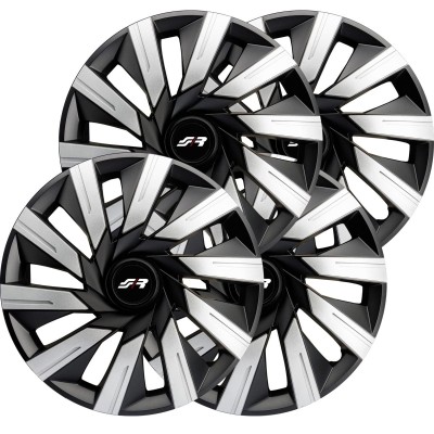 Kit copricerchi 15" Tecna Silver Black