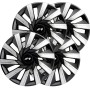 Kit copricerchi 15" Tecna Silver Black