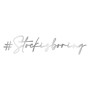 Adesivo prespaziato silver 120X27mm "stockisboring"