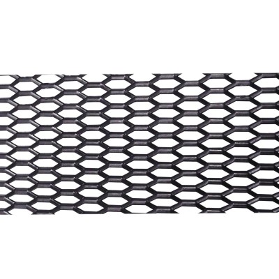 Griglia nera in PP 120x40 cm maglia larga