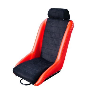 Sedile Vintage nero rosso