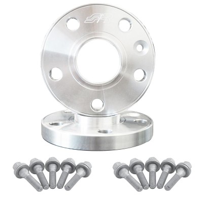 2 distanziali ruota 12mm 5x108 centraggio 65,1 con bulloneria