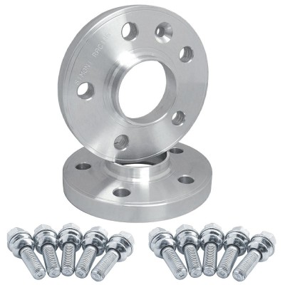 2 distanziali ruota 12mm 5x112 centraggio 66,6 con bulloneria