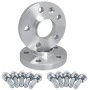 2 distanziali ruota 12mm 5x112 centraggio 66,6 con bulloneria