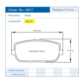 Pastiglie Freno Pagid E8077R29
