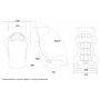 Sedile Atech Racing  VTR North per Piloti Alti (OLTRE 185 CM)