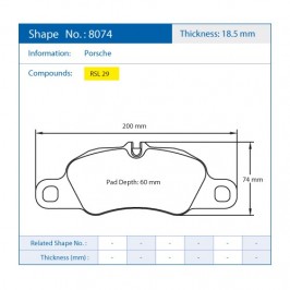 Pastiglie Freno Pagid E8074