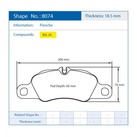 Pastiglie Freno Pagid E8074