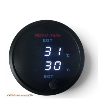 Road Italia Temperatura gas scarico a doppia lettura