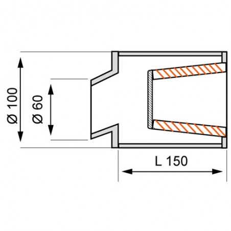 Sprint Filter Universale Double Flow 60mm L.100mm