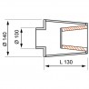 Sprint Filter Universale Double Flow 100mm L.140mm