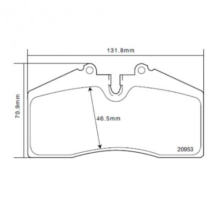 Brembo Sport HP2 07B31412 Porsche 968