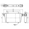 Boost Intercooler 450x300x76mm - 76mm - Competition 2015
