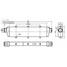 Boost Intercooler 550x140x65mm - 55mm - Competition 2015