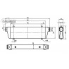 Boost Intercooler 550x180x65mm - 60mm - Universale