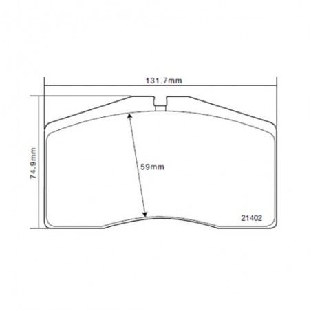Brembo Sport HP2 07B31414 Porsche 928, 968