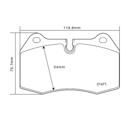 Brembo Sport HP2 07B31436 Maserati