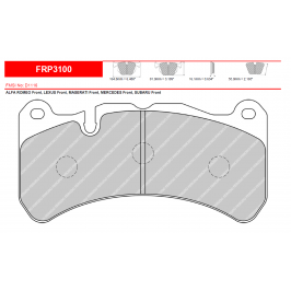 Ferodo Pastiglie Freno FRP3100 Subaru Imprezza 2.0 STi
