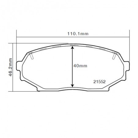 Brembo Sport HP2 07B31460 Mazda MX-5 I (NA)