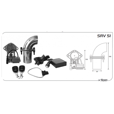 SIGAM Racing Valvole Bypass Elettromeccaniche 51mm