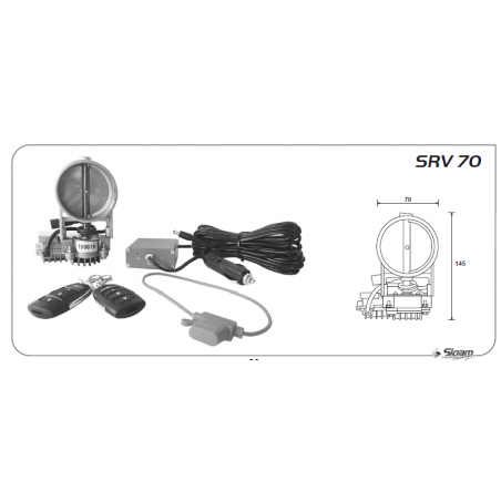 SIGAM Racing Valvole Bypass Elettromeccaniche 70mm