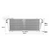 Intercooler 700x300x100mm - 76mm - Competition 2015