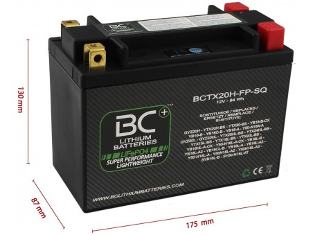 Batteria Moto al Litio BC Batteries BCTX20H