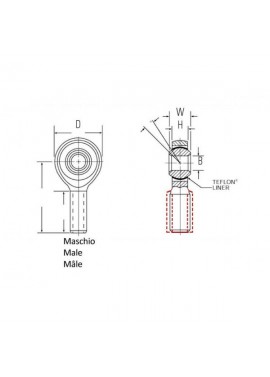 MASCHIO UNF 1/2x20 Foro 12,700 SX