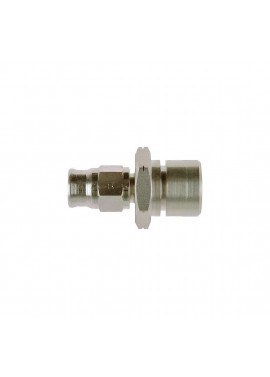 Raccordo passaparete femmina, convesso - metrico 10 x 1,0 - esagono 19 mm