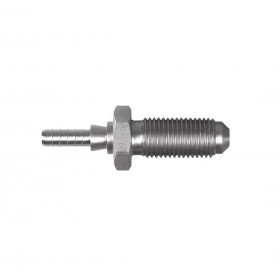 Raccordo graffabile inox dritto maschio passaparete, convesso - JIC 3/8 x 24