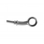 Raccordo graffabile inox a occhiello con collo esteso 20° laterale