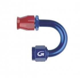 Raccordo a tubo 180° femmina JIC 9/16 x 18