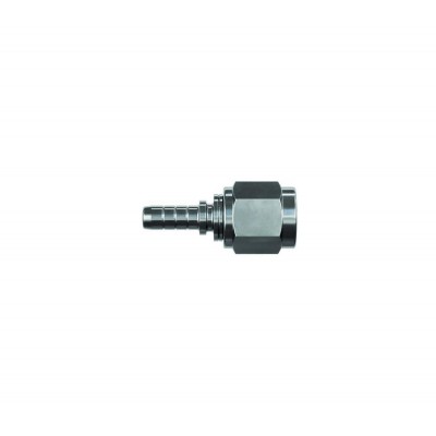 Raccordo graffabile inox HP dritto femmina, concavo - JIC 9/16 x18