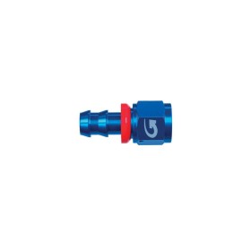Raccordo alluminio dritto femmina - JIC 7/8" x 14 -10
