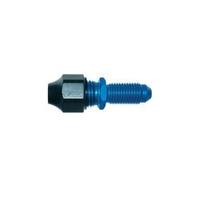 Raccordo alluminio passaparete dritto - JIC 9/16 x 18