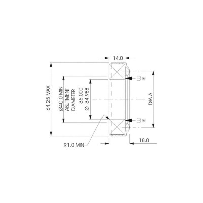 Cuscinetto Reggispinta AP RACING 35 mm std