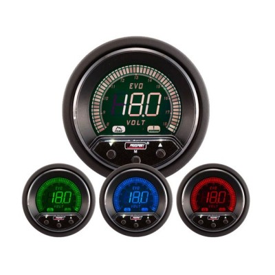 Prosport Serie Evo Premium Digitale Voltmetro 52mm