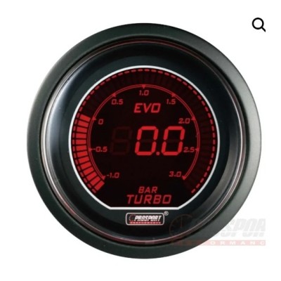 Prosport Serie Evo Digitale Pressione Turbo -1+3bar 52mm