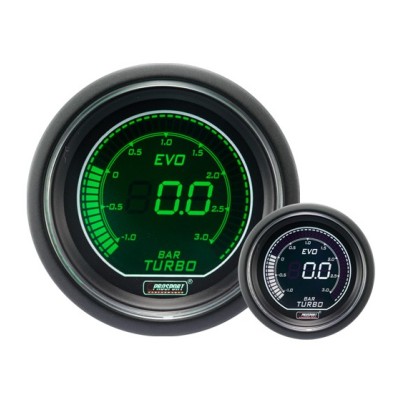 Prosport Serie Evo Digitale Pressione Turbo -1+3bar 52mm